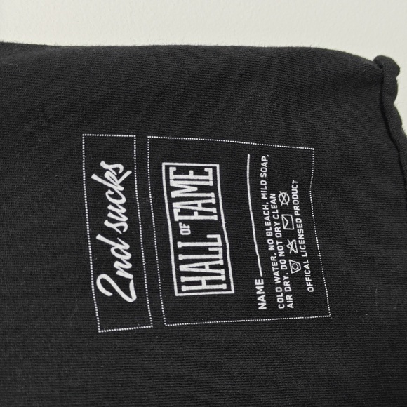 HALL OF FAME Balls Deep 2nd Sucks 3/4 Sleeve Shirt Size Small - Picture 3 of 15